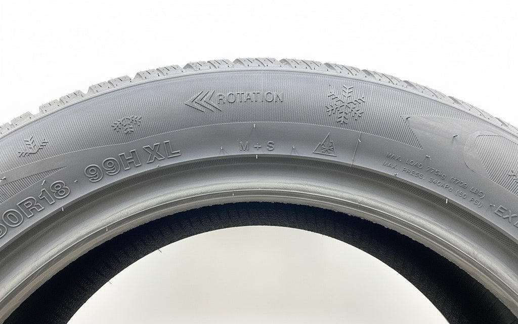 1 X 225 50 18 SONIX WINTER 99H XL 225/50R18 BRAND NEW M+S TYRE 2255018 ❄️