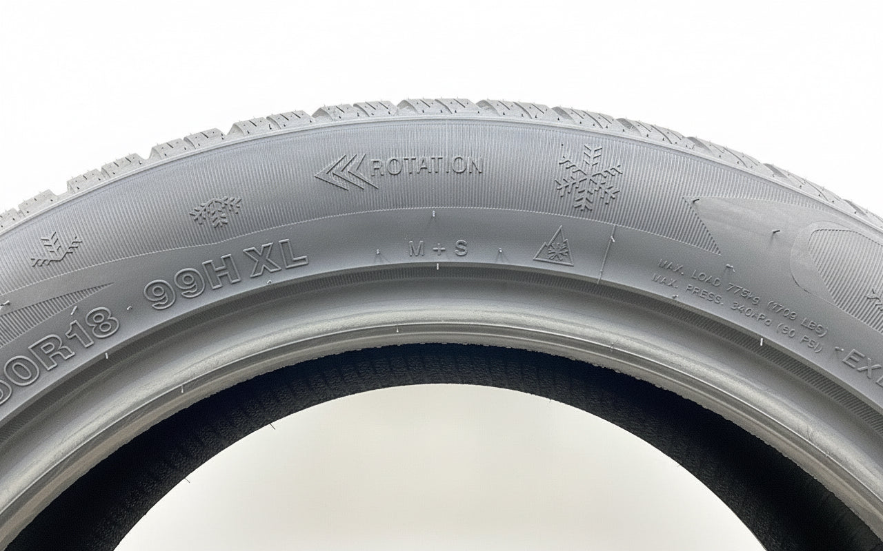 1 X 225 50 18 SONIX WINTER 99H XL 225/50R18 BRAND NEW M+S TYRE 2255018 ❄️