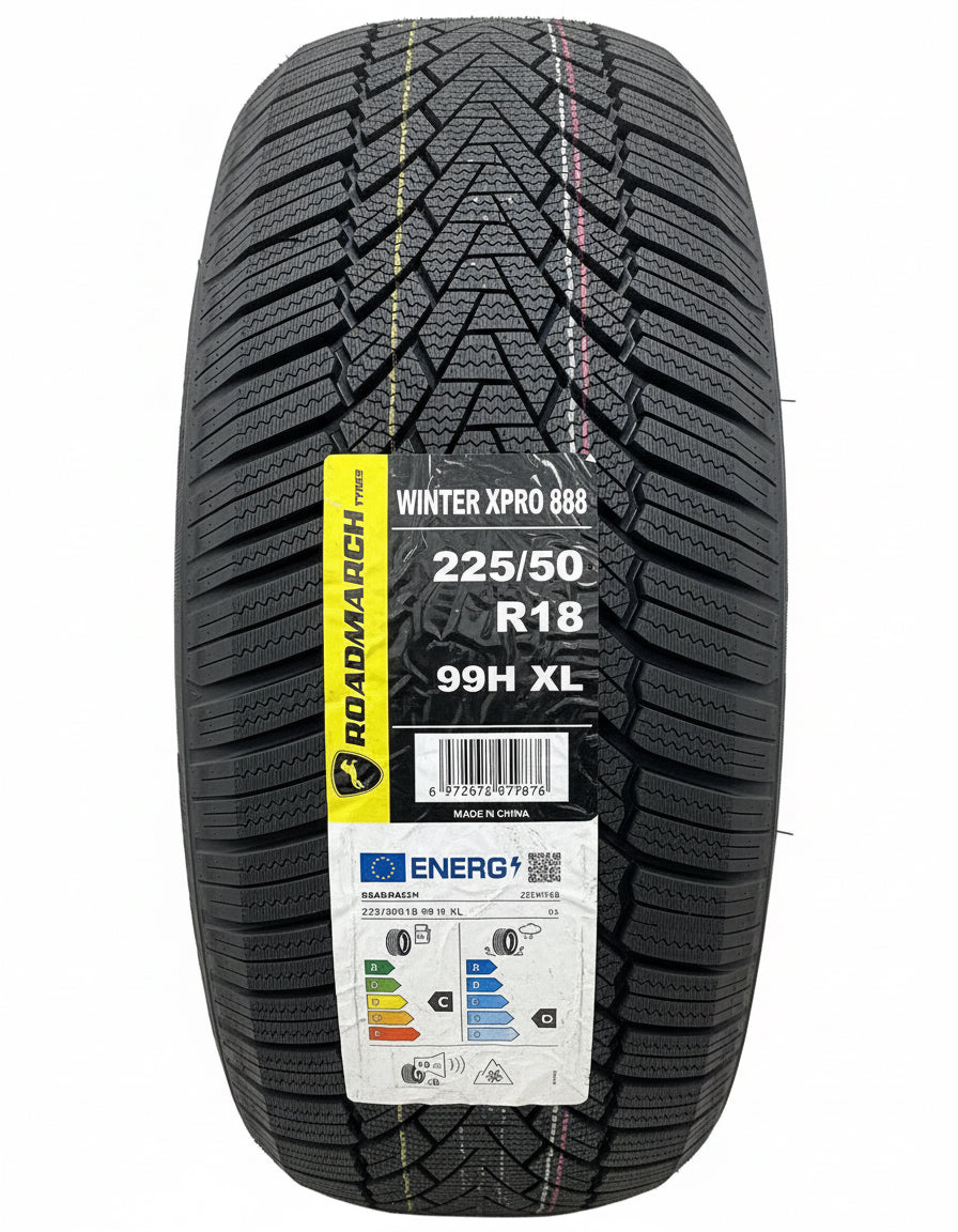 1 X 225 50 18 ROADMARCH WINTER M+S 99H XL 225/50 R18 BRAND NEW TYRE 2255018 ❄️
