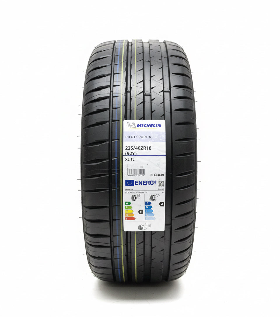 1 X 225 40 18 MICHELIN PILOT SPORT 4 92Y XL 225/40ZR18 BRAND NEW TYRES 2254018