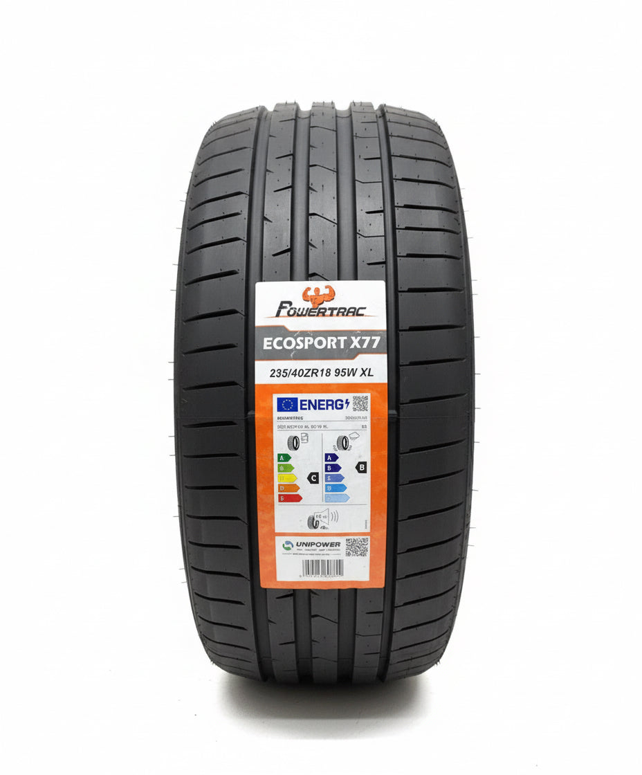 1 X 235 40 18 POWERTRAC 235/40ZR18 95W XL BRAND NEW M+S C&B RATED TYRE 2354018