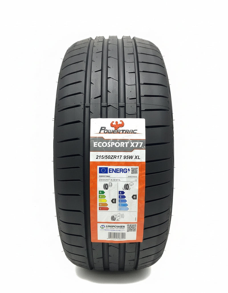 1 X 215 50 17 POWERTRAC 215/50R17 95W XL BRAND NEW C B LABEL M+S TYRE 2155017
