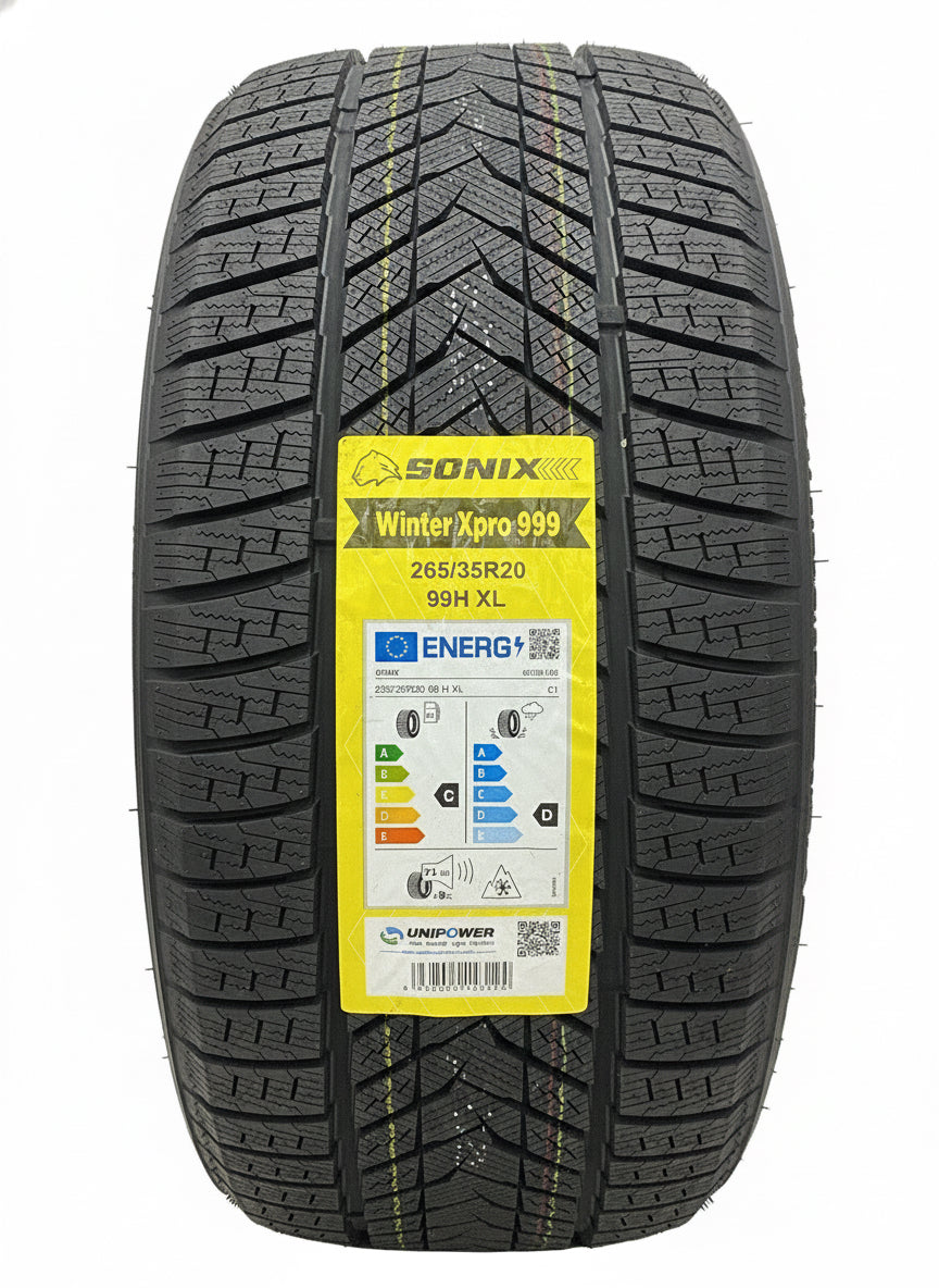 1 X 265 35 20 SONIX WINTER 99H XL 265/35R20 BRAND NEW M+S TYRE 2653520 ❄️