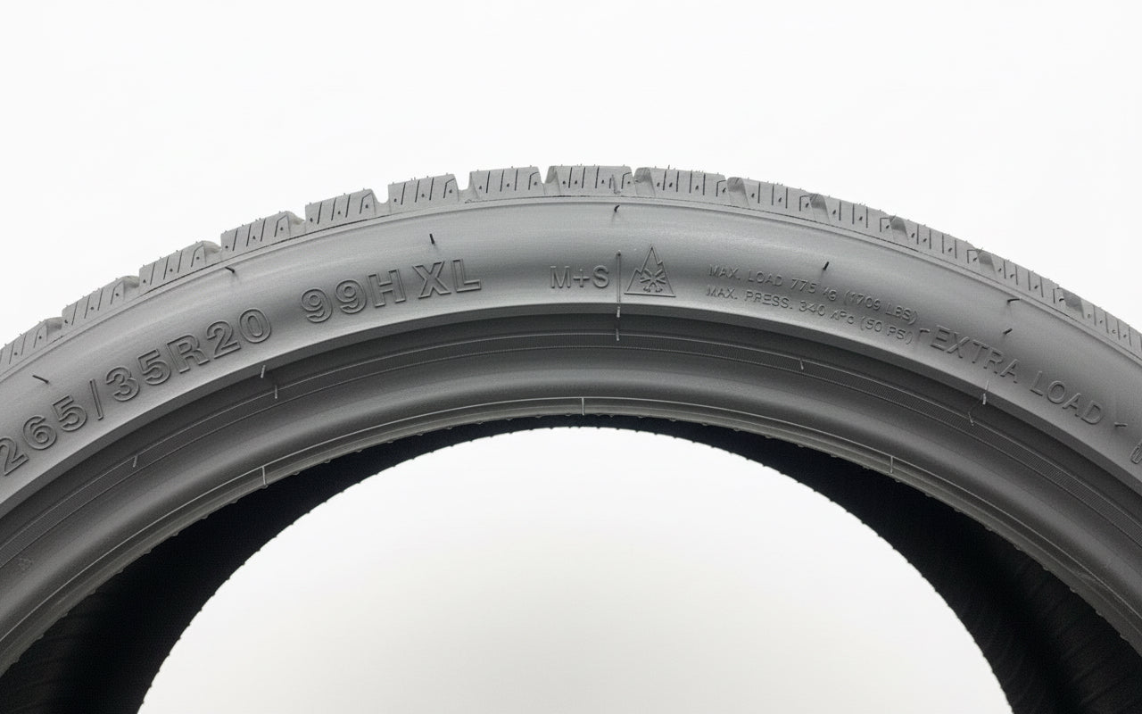 1 X 265 35 20 SONIX WINTER 99H XL 265/35R20 BRAND NEW M+S TYRE 2653520 ❄️