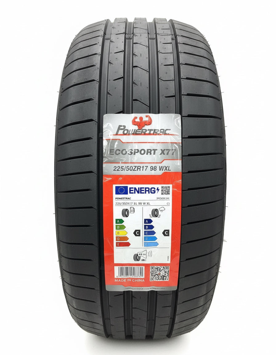 1 X 225 50 17 POWERTRAC ECOSPORT 225/50ZR17 98W XL BRAND NEW QUALITY M+S 2255017