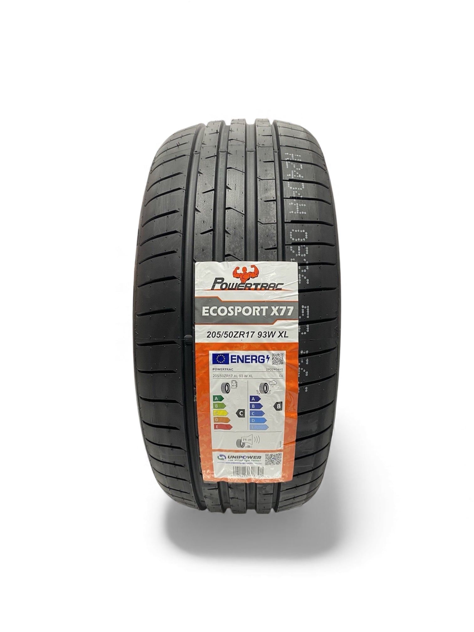 205/50ZR17 POWERTRAC  93W XL M+S TYRE AMAZING C & B LABELS