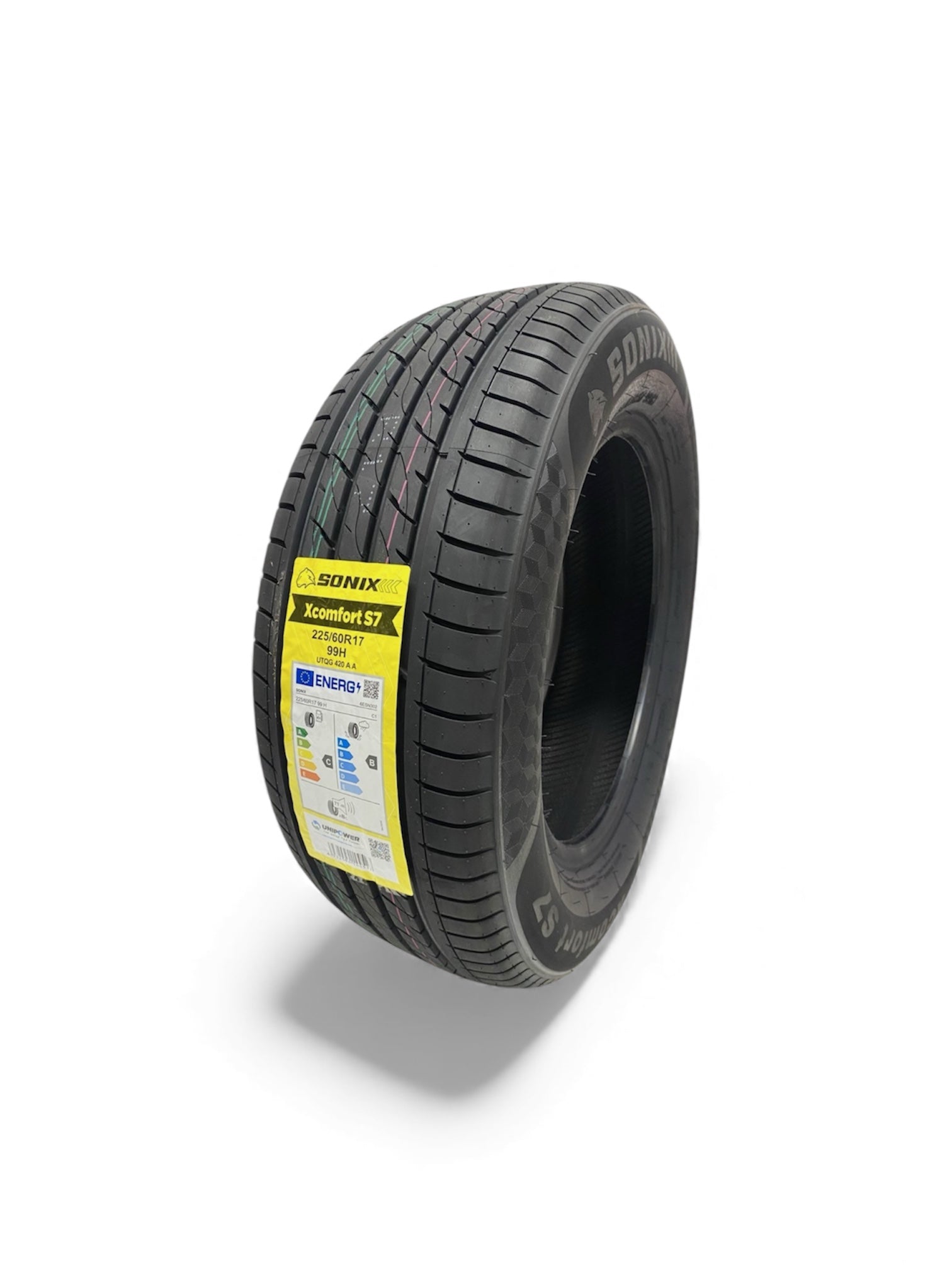 225/60R17 SONIX 99H BRAND NEW AMAZING C & B RATED M+S TYRE