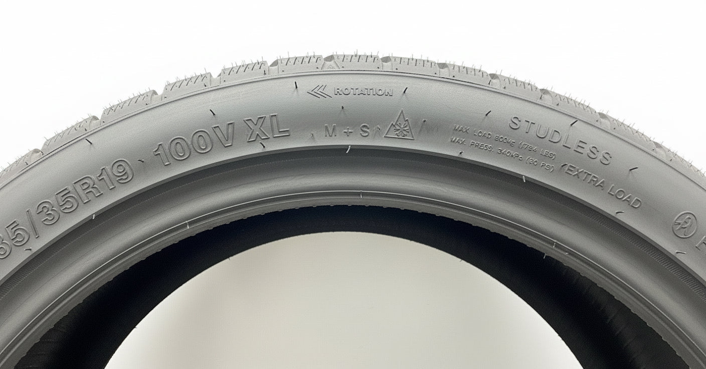 1 X 275 35 19 SONIX WINTER 275/35R19 100V XL BRAND NEW M+S TYRE 2753519 ❄️