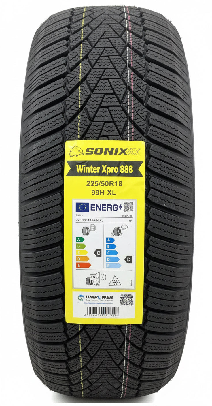 1 X 225 50 18 SONIX WINTER 99H XL 225/50R18 BRAND NEW M+S TYRE 2255018 ❄️