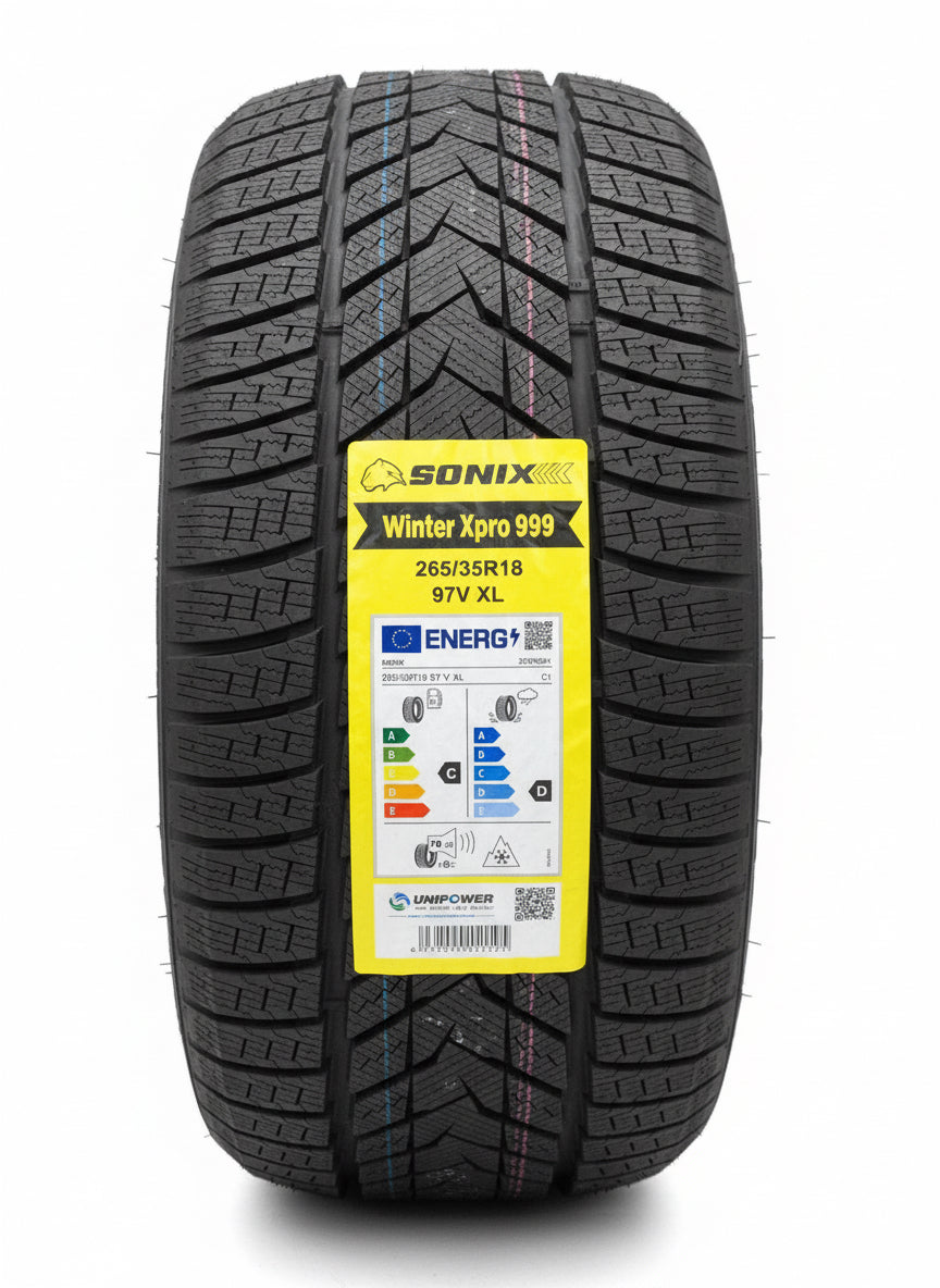 1 X 265 35 18 SONIX WINTER 97V XL 265/35R18 BRAND NEW M+S TYRE 2653518 ❄️
