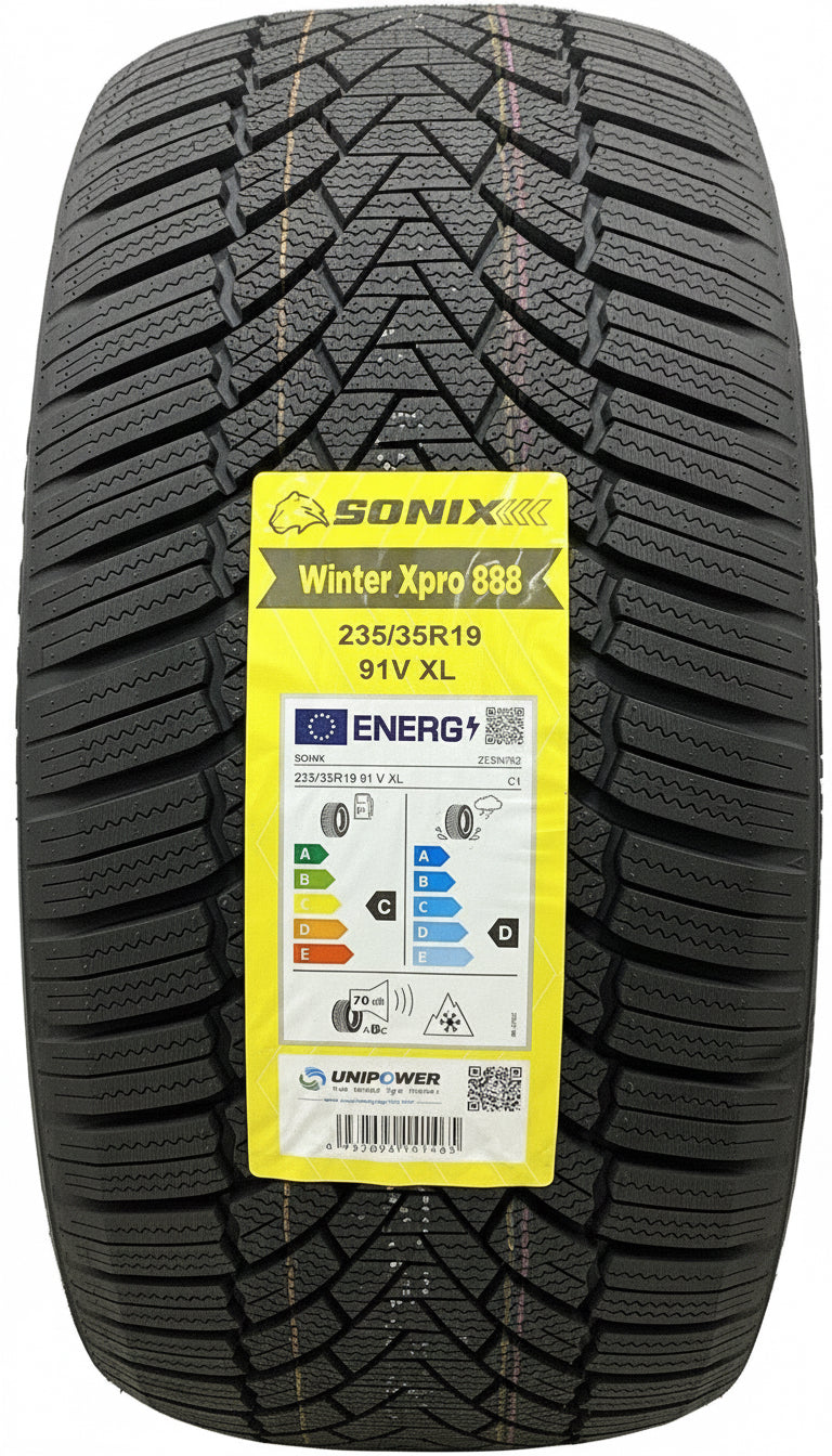1 X 235 35 19 SONIX WINTER 235/35R19 91V XL BRAND NEW TYRE M+S 2353519 ❄️