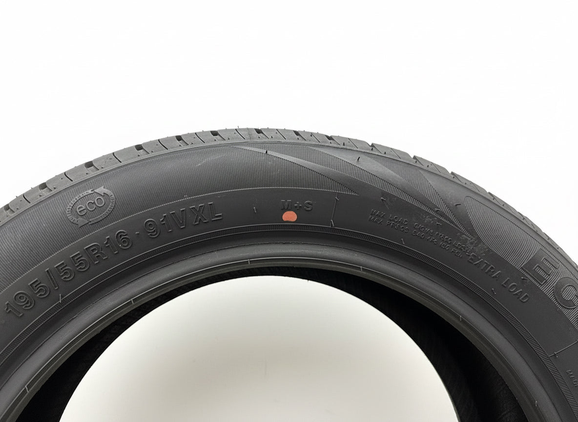1 X 195 55 16 SONIX 195/55R16 91V XL EXTRA LOAD BRAND NEW TYRE M+S 1955516