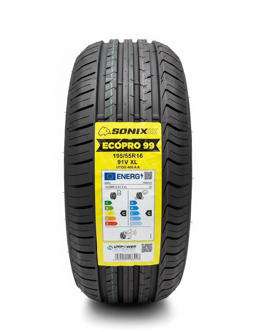 1 X 195 55 16 SONIX 195/55R16 91V XL EXTRA LOAD BRAND NEW TYRE M+S 1955516
